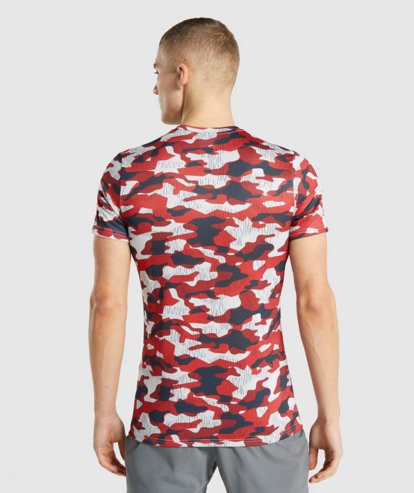 Panske Tricka Gymshark Arrival Červené | VE6741023